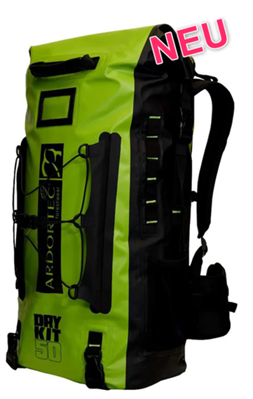 Arbortec Python DryKit Rucksack 50 L, lime