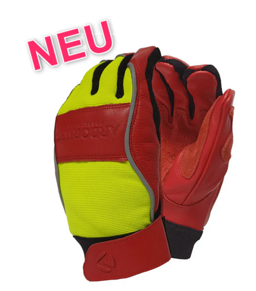 Arbortec Schnittschutzhandschuhe, rot/gelb - Grösse 10