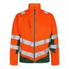 ENGEL Safety light Arbeitsjacke. orange/grün - Grösse 6XL Übergrösse