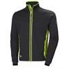 Helly Hansen MAGNI Fleecejacke, schwarz/dunkel lime - Grösse S