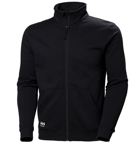 Helly Hansen MANCHESTER Zip Sweatshirt, schwarz - Grösse L