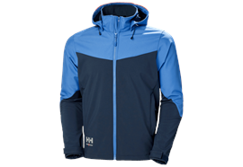 Helly Hansen OXFORD Hooded Softshell Jacke, navy/stone blue - Grösse 3XL