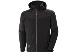 Helly Hansen OXFORD Hooded Softshell Jacke, schwarz - Grösse 3XL