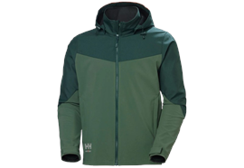 Helly Hansen OXFORD Hooded Softshell Jacke, spruce/dark - Grösse 3XL