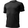 Lasting Kurzarmshirt Merino light, 160g, Men, schwarz - Grösse XL