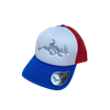 Mesh Cap "Rapper", blau/weiss/rot - 33.2070_Berge