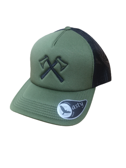 Mesh Cap "Rapper", olive - 33.2070_Axt