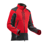 Pfanner ARBORIST Jacke grau/rot - Grösse L