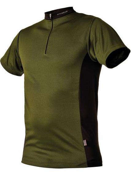 Pfanner ZIPP-NECK Shirt kurzarm waldgrün - Grösse S
