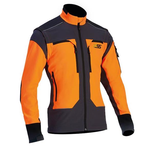 PSS Funktionsjacke X-treme Vario, grau/orange - Grösse 3XL