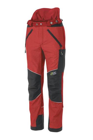 PSS Nachsuchehose X-treme Protect, grau/rot - Grösse 64 Übergrösse