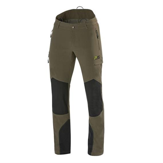 PSS Outdoorhose X-treme Stretch, grün/schwarz - Grösse 60 Übergrösse