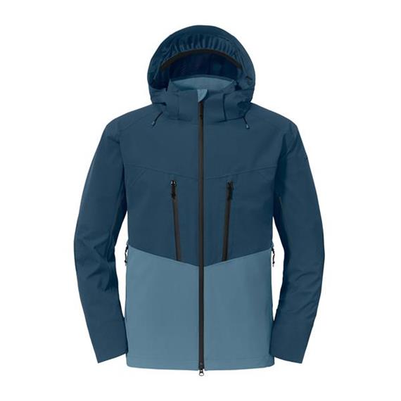 Schöffel High-End Wetterschutzjacke SCHUTZSCHILD, blau - Grösse 5XL