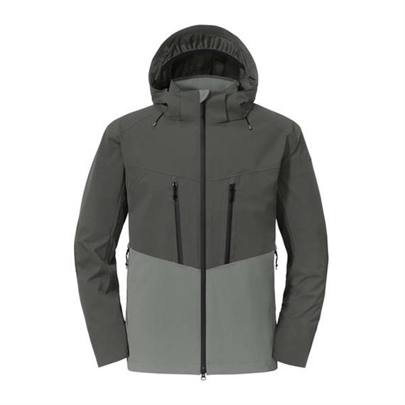 Schöffel High-End Wetterschutzjacke SCHUTZSCHILD, grau - Grösse 5XL