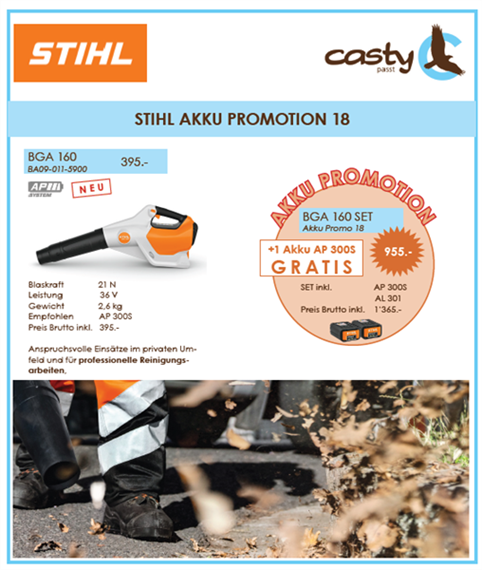 STIHL BGA 160 SET