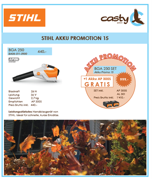 STIHL BGA 250 SET