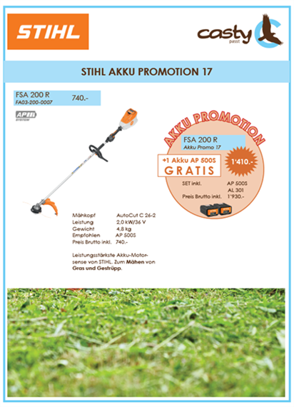 STIHL FSA 200 R SET