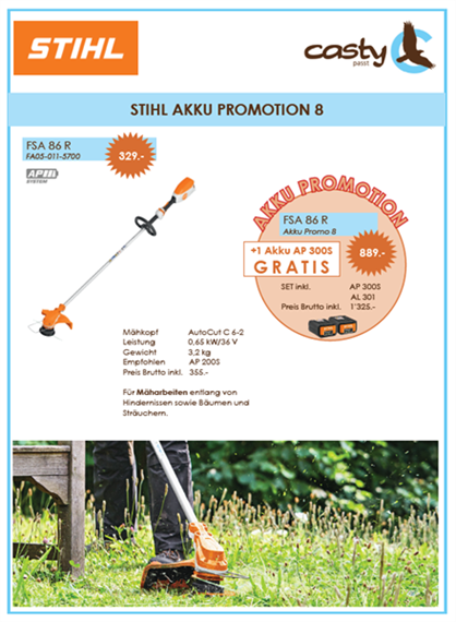 STIHL FSA 86 R SET