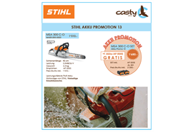 STIHL MSA 300 C-O, Schwert 45 cm SET