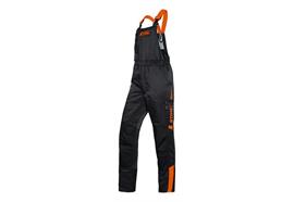 STIHL Schnittschutz Latzhose DYNAMIC anthrazit/orange - Grösse XS